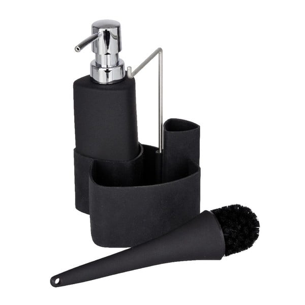 Set pentru produsele de spălat vase Wenko Empire, 250 ml, negru-image-1