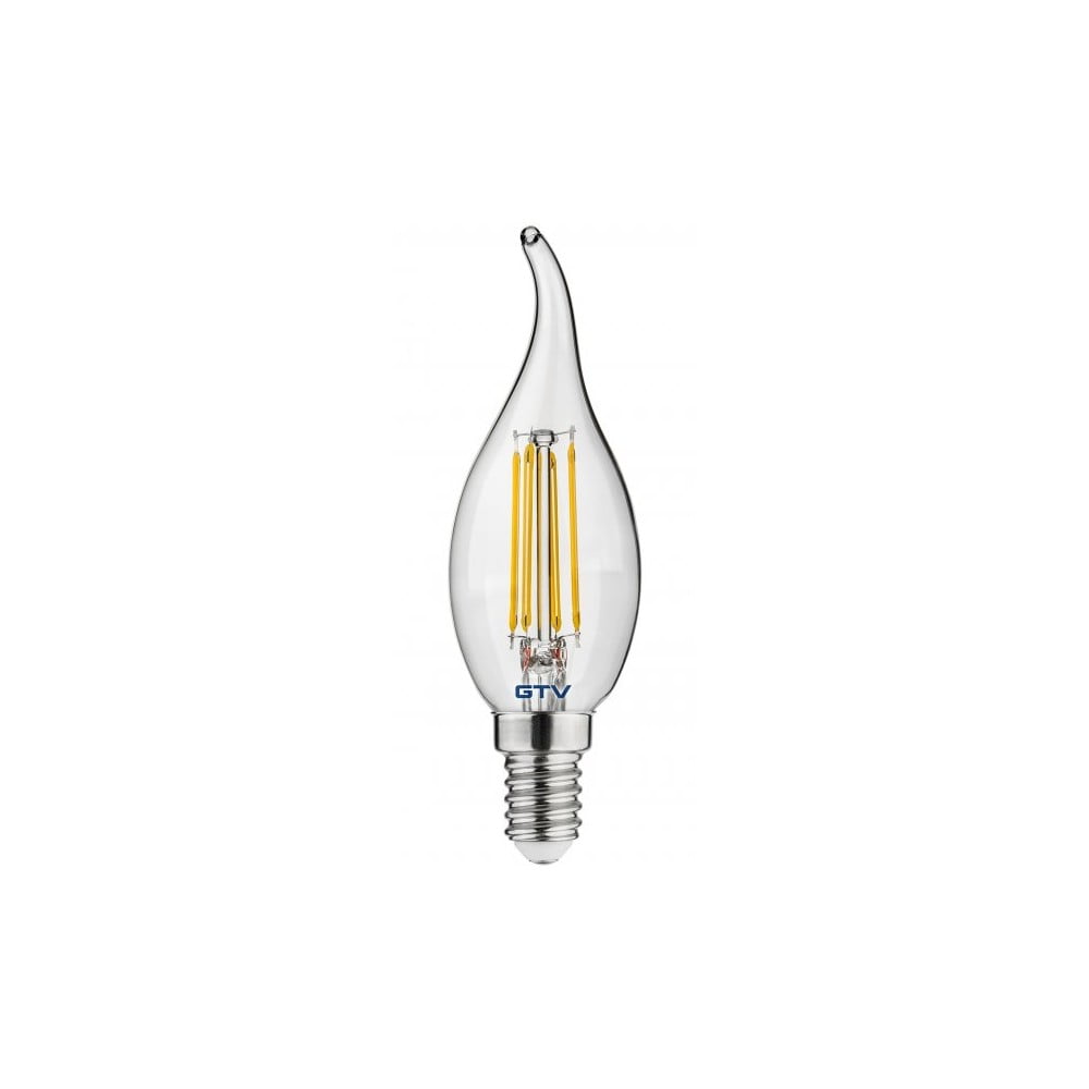 Bec cu filament E14, cu lumină albă caldă 4 W – GTV