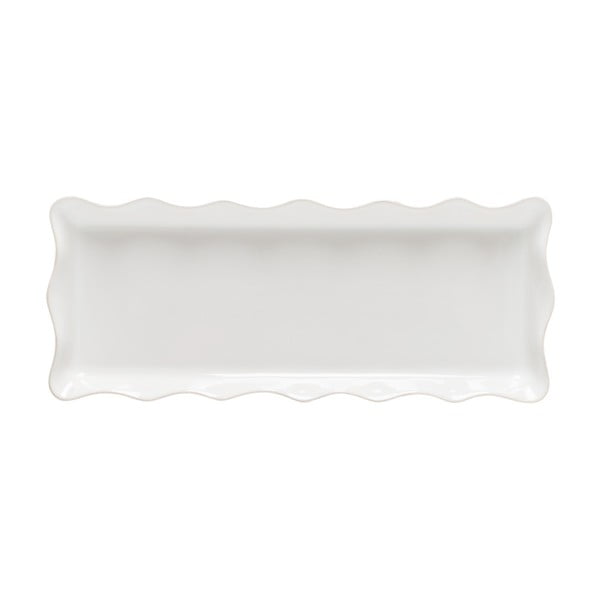Tavă din gresie Casafina Cook & Host, 42 x 17 cm, alb