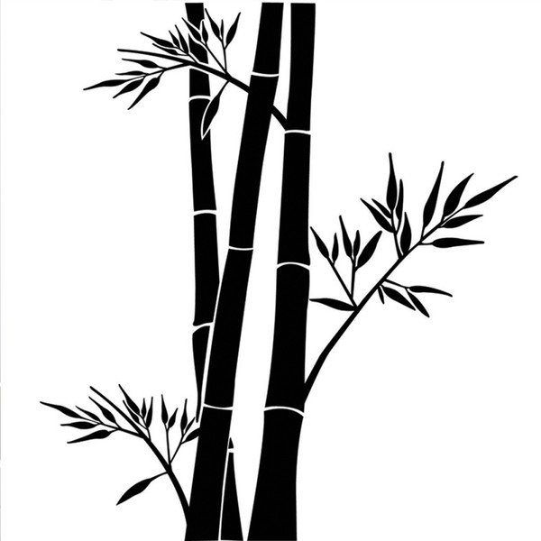Autocolant Ambiance Bamboo Flowers-image-1