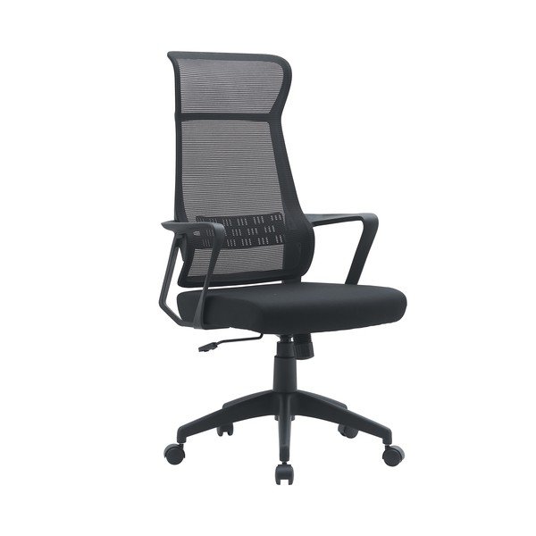 Scaun de birou negru tapițat Hoboken – Yes Everyday