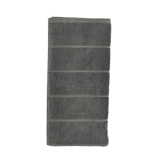 Prosop verde închis din bumbac din frotir 70x140 cm Sauna – Zone