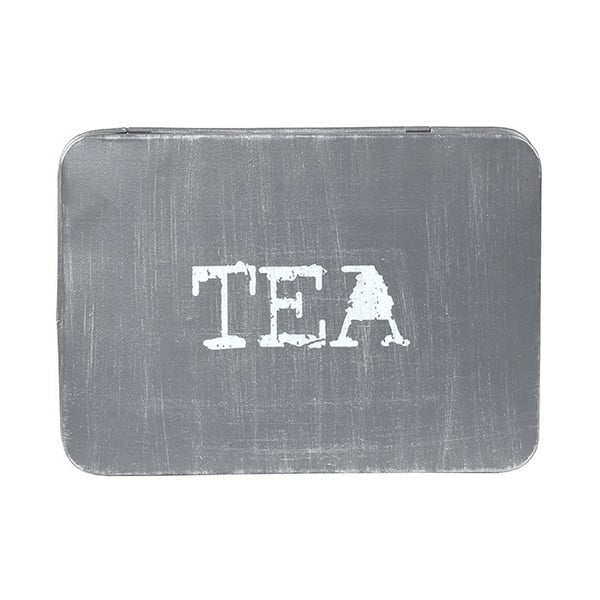 Cutie metalică pentru ceai LABEL51, gri-image-3