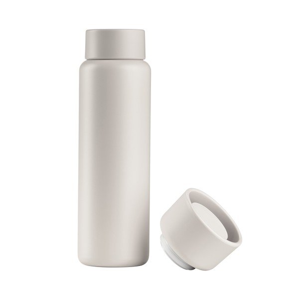 Cană termos bej din oțel inoxidabil 650 ml Singles – Zone