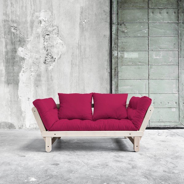 Canapea extensibilă Beat Beech/Pink-image-2