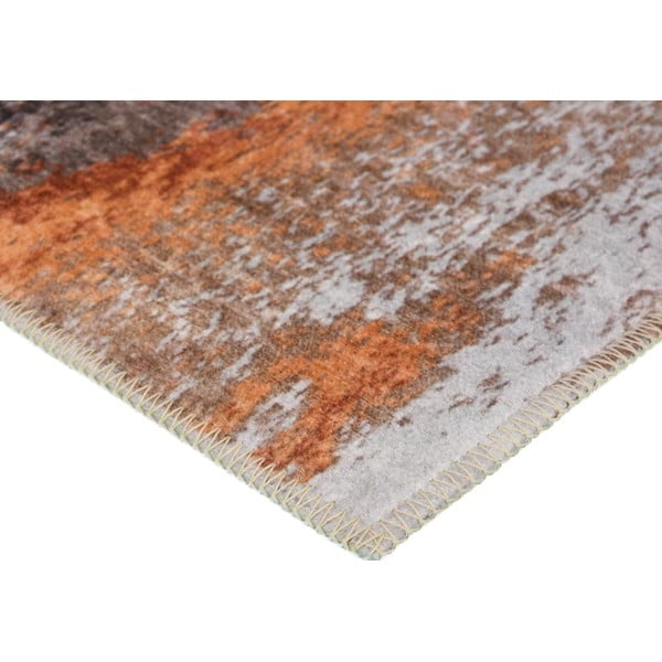 Covor roșu/albastru lavabil 150x80 cm - Vitaus-image-2