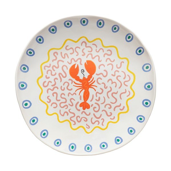 Farfurie pentru servire din gresie ø 37 cm Summer Bliss – Costa Nova