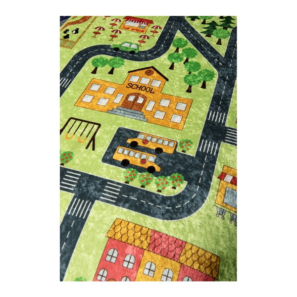 Covor copii Green Small Town 140 x 190 cm-image-3