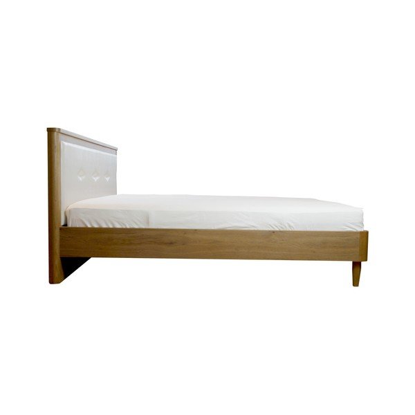 Pat dublu Mazzini Beds Scandi, 140 x 200 cm, alb-image-2