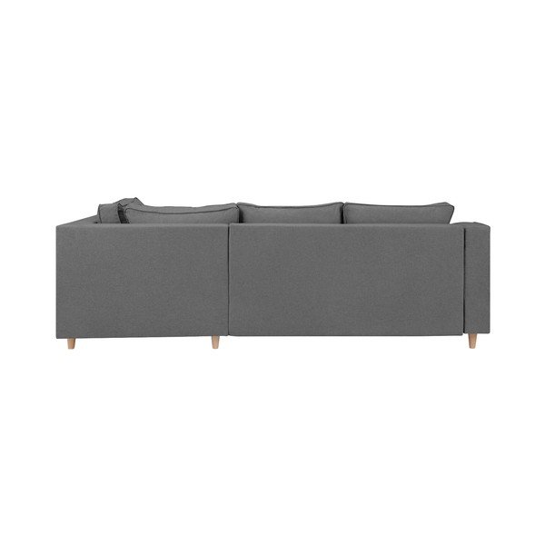 Canapea extensibilă cu 4 locuri Mazzini Sofac Jonquille, pe partea dreaptă, gri-image-3