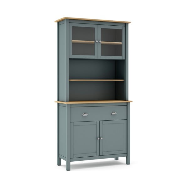 Dulap verde prăfuit din lemn de pin 90x180,5x40 cm Misti – Marckeric-image-2