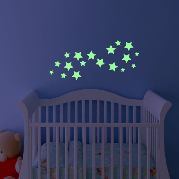 Autocolant fosforescent Fanastick Simple Stars-image-1