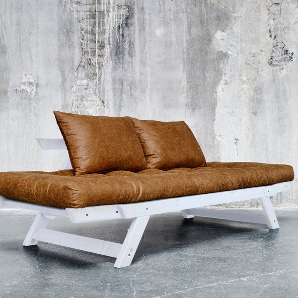 Canapea Karup Vintage Bepop Cool Gray/Cognac-image-1