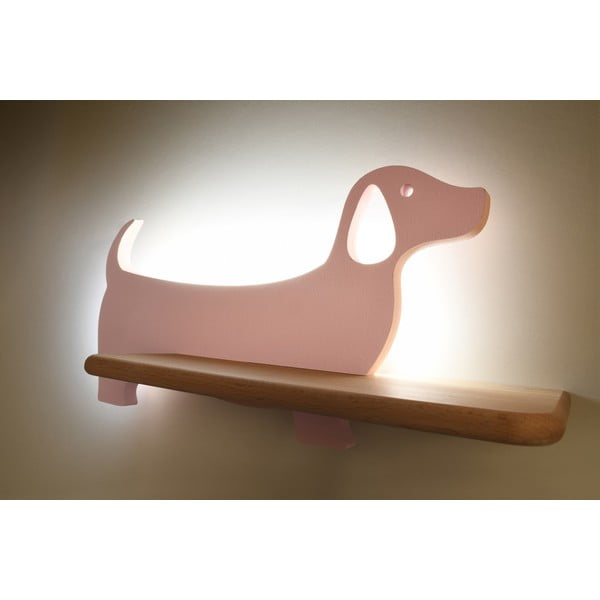 Corp de iluminat pentru copii roz Dog – Candellux Lighting-image-1