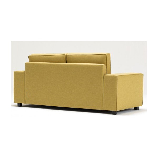 Canapea cu 2 locuri Balcab Home Doty, galben-image-2