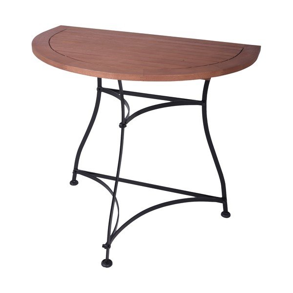 Masă auxiliară de grădină din lemn de eucalipt 54x85 cm Wien – Garden Pleasure-image-1