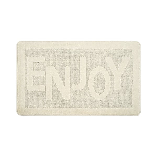 Covoraș de baie crem 60x100 cm Enjoy – Foutastic