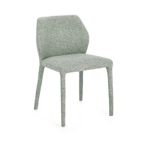 Scaun de dining verde mentă tapițat Libby – Bizzotto