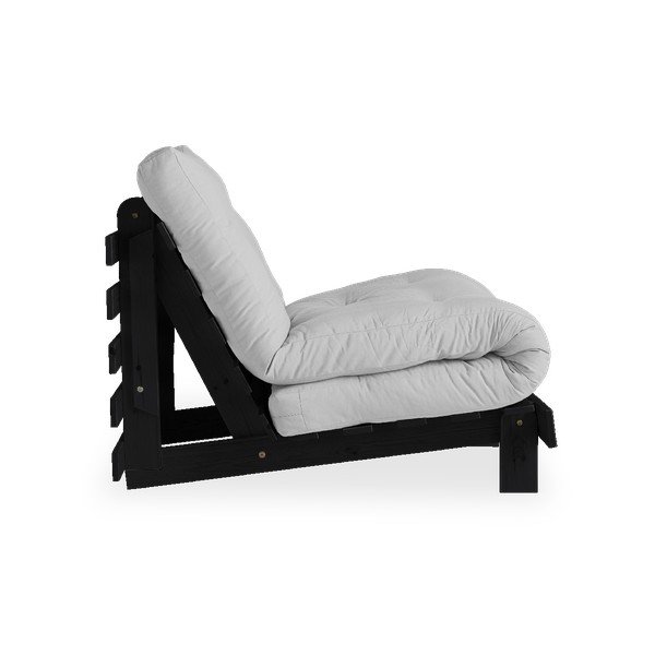 Fotoliu variabil KARUP Design Roots Black/Grey, gri deschis-image-3