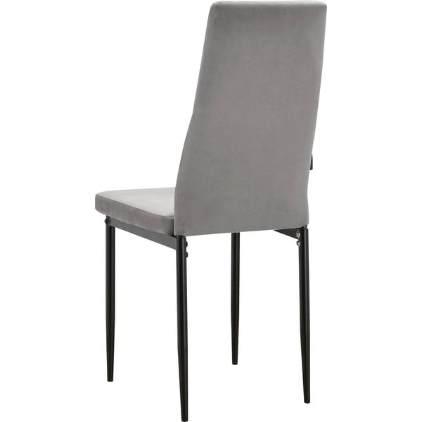 Scaune de dining gri 2 buc. din catifea Kelly – Støraa-image-3