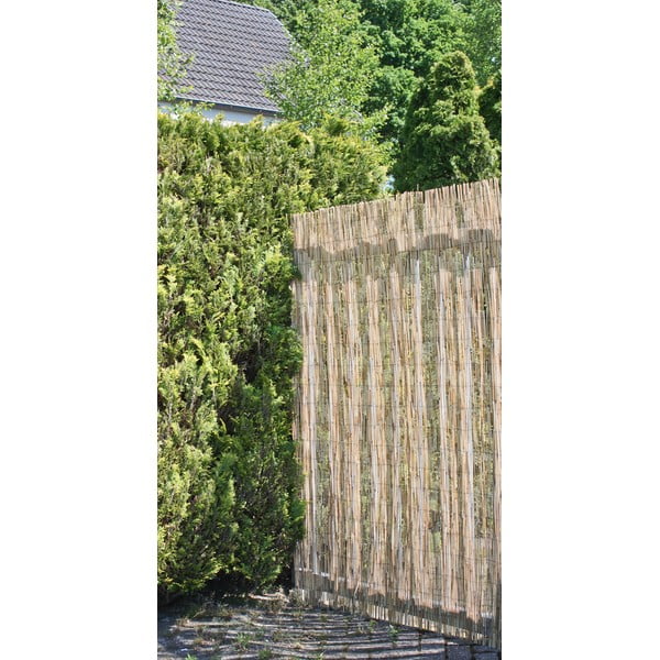 Paravan pentru balcon în culoare naturală din răchită 300x200 cm – Garden Pleasure-image-3