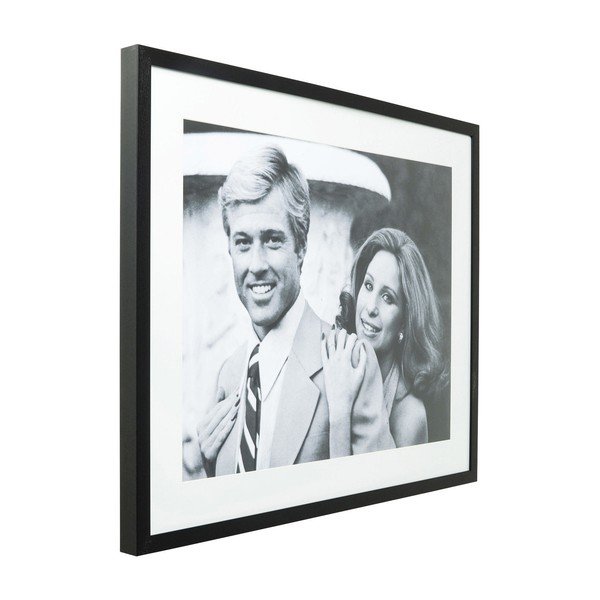 Tablou Kare Design Lovers, 100 x 80 cm, alb - negru-image-2