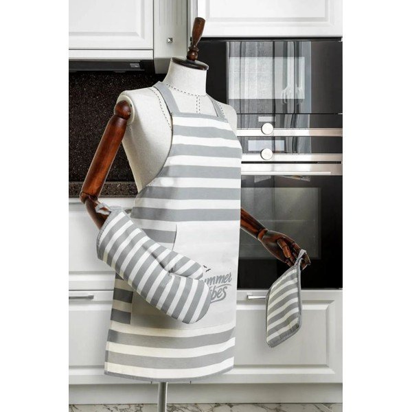 Șorț din in Vibes – Mila Home-image-1