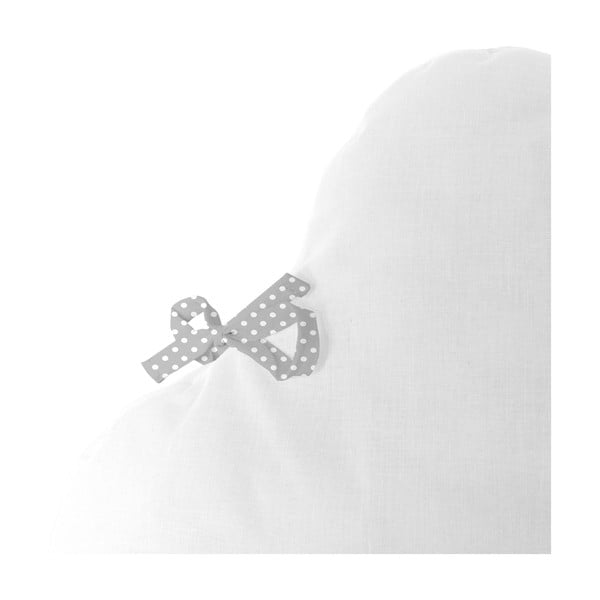 Protecție pentru pătuț din bumbac Mr Fox. Nube, 60 x 40 cm, alb-image-3