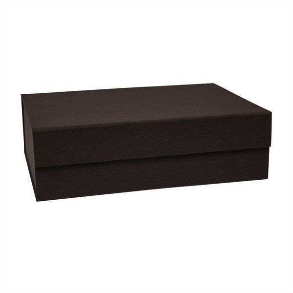 Cutie de depozitare maro închis din carton cu capac 45x33x15 cm Hako – OYOY Living Design