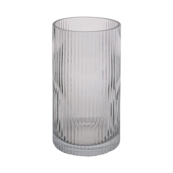 Vază din sticlă PT LIVING Allure, înălțime 20 cm, gri