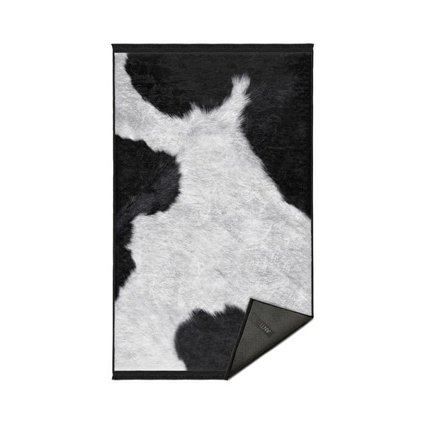 Covor alb-negru 80x150 cm – Mila Home