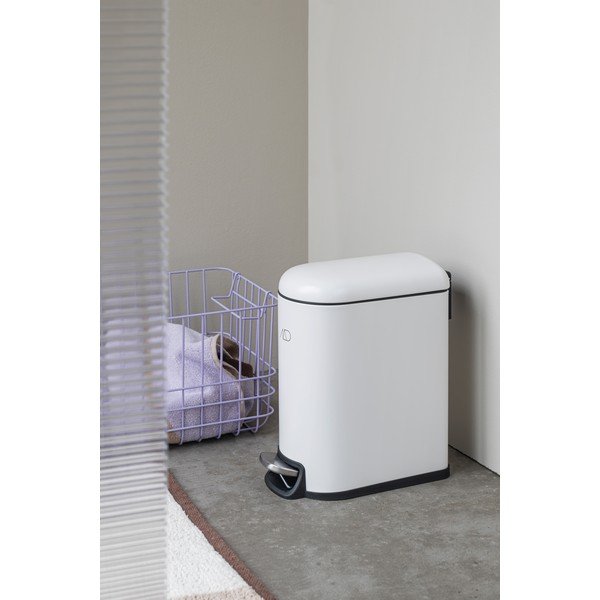 Coș de gunoi fildeș cu pedală din metal 5 l Mini-Walther – Mette Ditmer Denmark-image-1