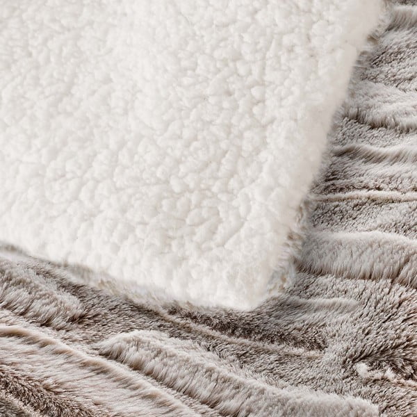 Pătură bej din micropluș/cocolino 180x220 cm Lynx – douceur d'intérieur-image-4