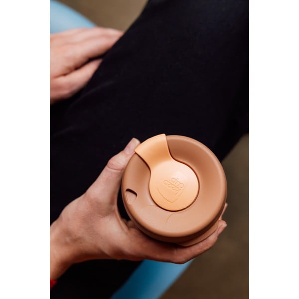 Cană de voiaj roz/maro 340 ml Brew Frappe M – KeepCup-image-1