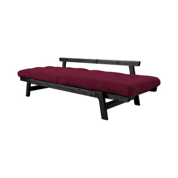 Canapea variabilă Karup Design Step Black/Light Bordeaux-image-4