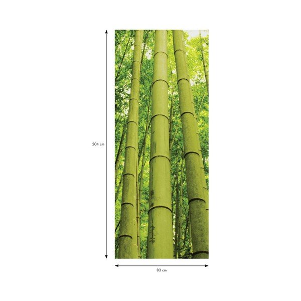 Autocolant adeziv pentru ușă Ambiance Bamboo-image-2