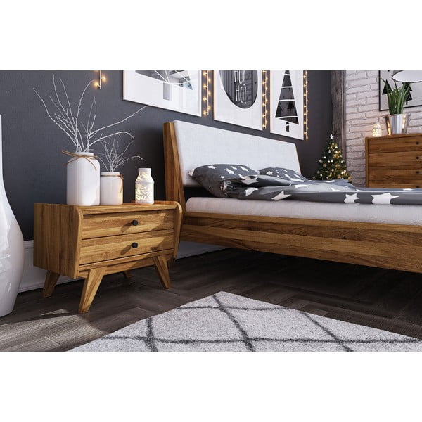 Noptieră din lemn de stejar Retro 1 - The Beds-image-4