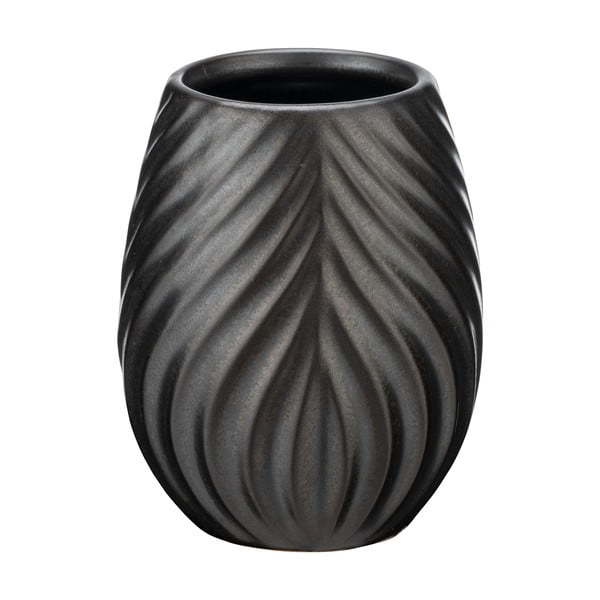 Suport pentru periuța de dinți gri antracit din ceramică Idro – Wenko