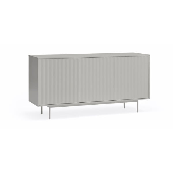Comodă gri joasă 159x80 cm Sierra – Teulat-image-2