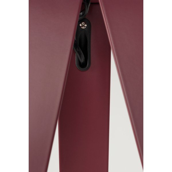 Lampadar burgundy cu abajur textil (înălțime 157 cm) Tripod – Zuiver-image-3
