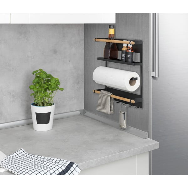 Organizator de prete pentru bucătărie Wenko Magna, negru-image-2