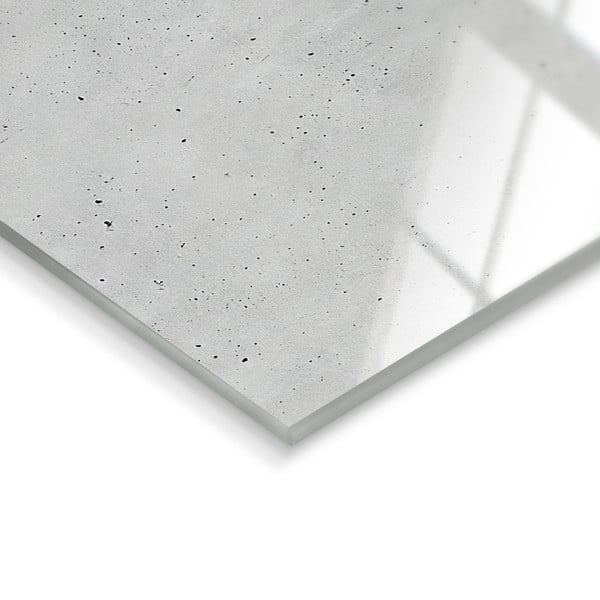 Ceas de perete Styler Glassclock Concrete, 20 x 60 cm-image-3