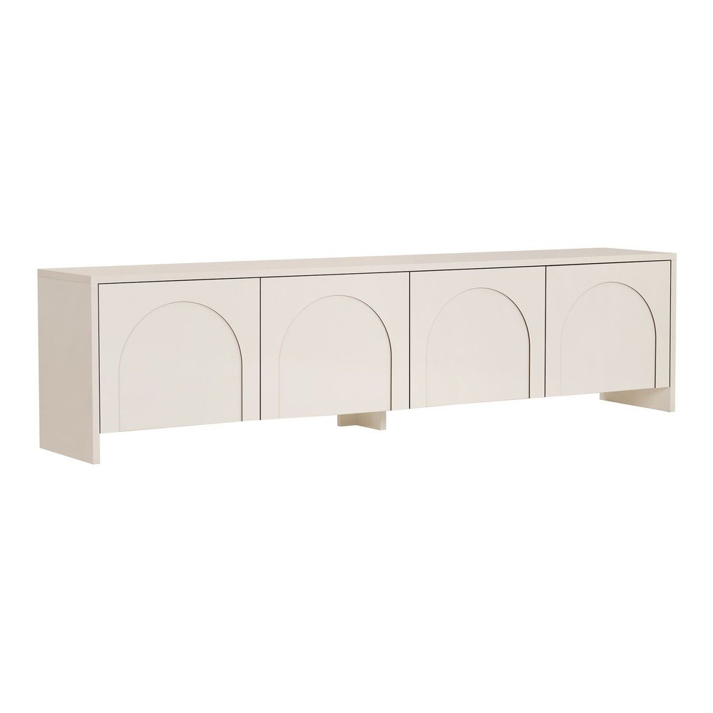 Comodă TV crem 180x45x32 cm Aurelia – Kalune Design