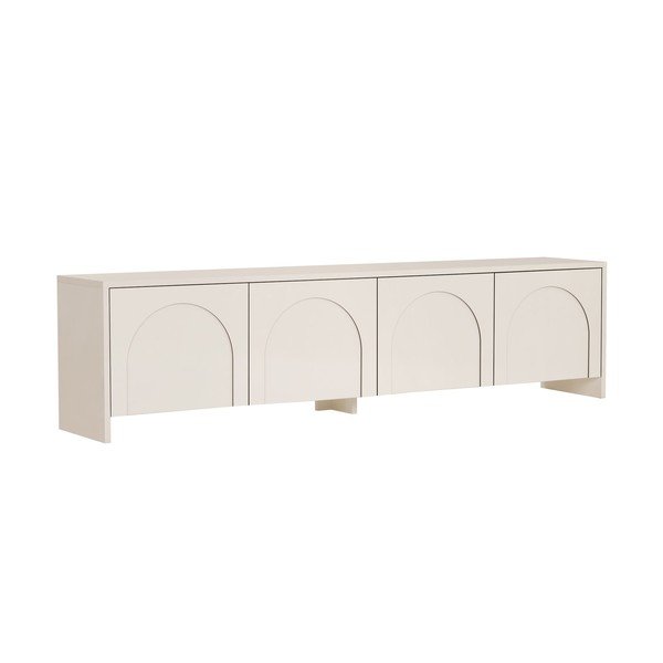 Comodă TV crem 180x45x32 cm Aurelia – Kalune Design