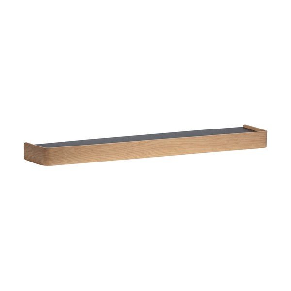 Cuier de perete în culoare naturală deschisă cu raft cu aspect de lemn de stejar Protopia – DAN-FORM Denmark-image-1
