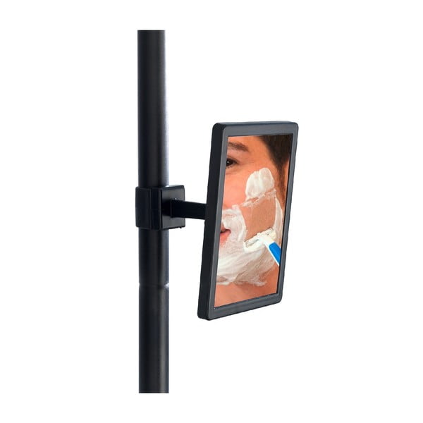 Raft telescopic pentru duș Wenko Prea Silver/Black, 27 x 20 cm-image-3