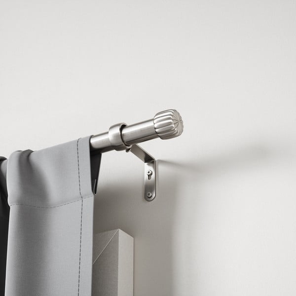 Galerie de perdea argintie extensibilă din oțel 168 - 305 cm Cleo – Umbra-image-2