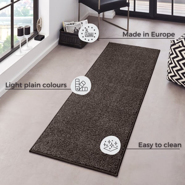 Covor Hanse Home Pure, 80x200 cm, gri antracit-image-4