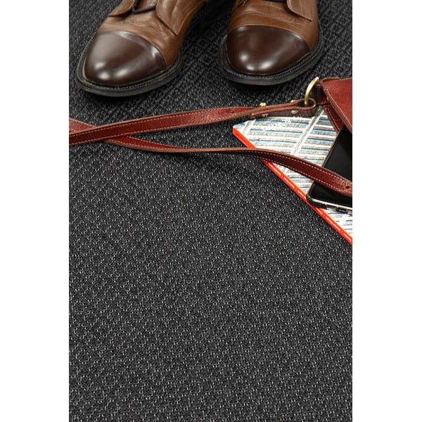 Covor negru 160x80 cm Bello™ - Narma-image-1