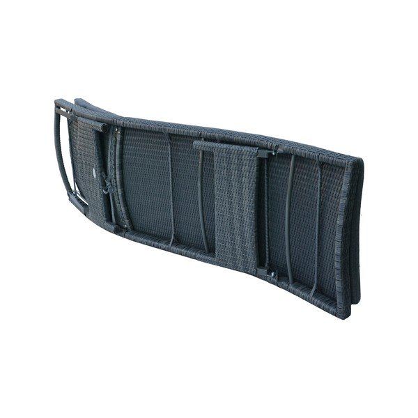 Șezlong de grădină gri Charlotte - Rojaplast-image-3